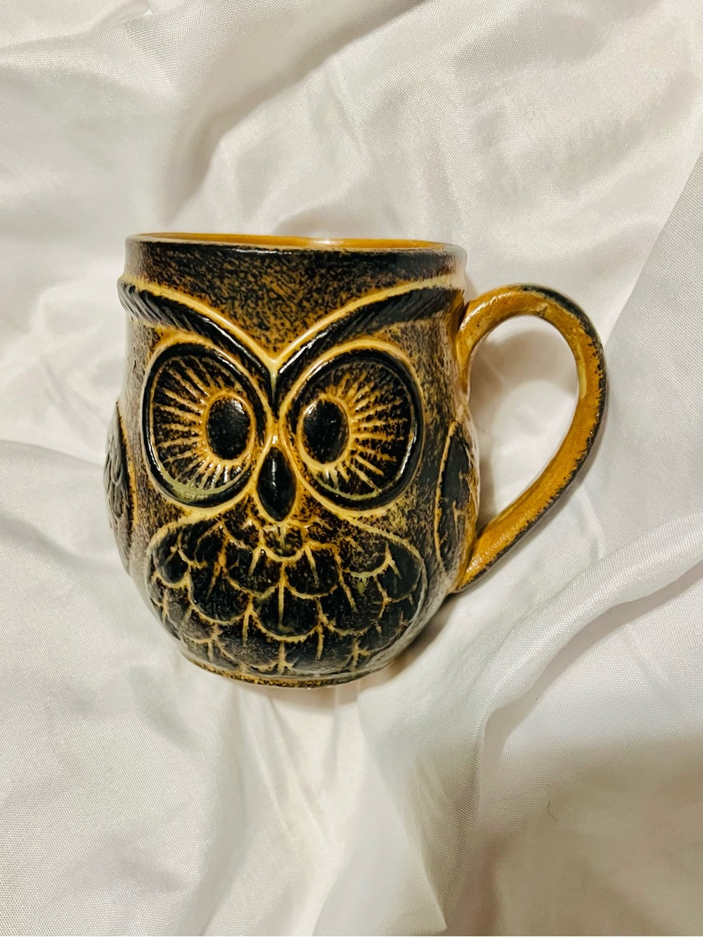 Holt Howard Brown Textured Stoneware Mid Century Mug/Cup